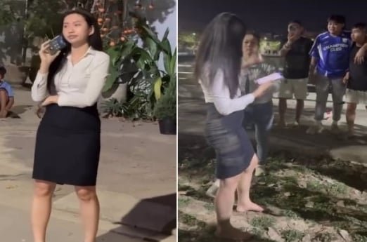 Clip sex đánh ghen tiểu nam ngân hàng VIB